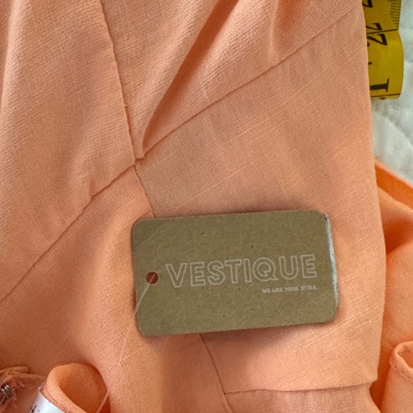 Vestique Peach Layered Blouse - Picture 5 of 5